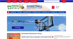 Desktop Screenshot of basketballequipmentshop.co.uk